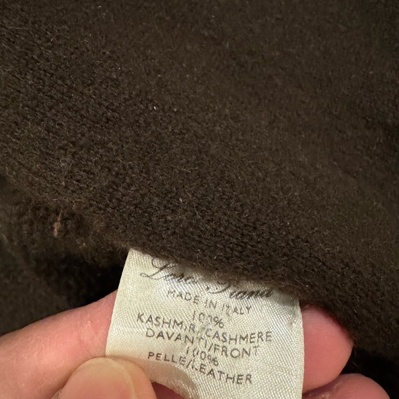 Loro Piana Cashmere and Leather Jacket - Picture 4 of 5